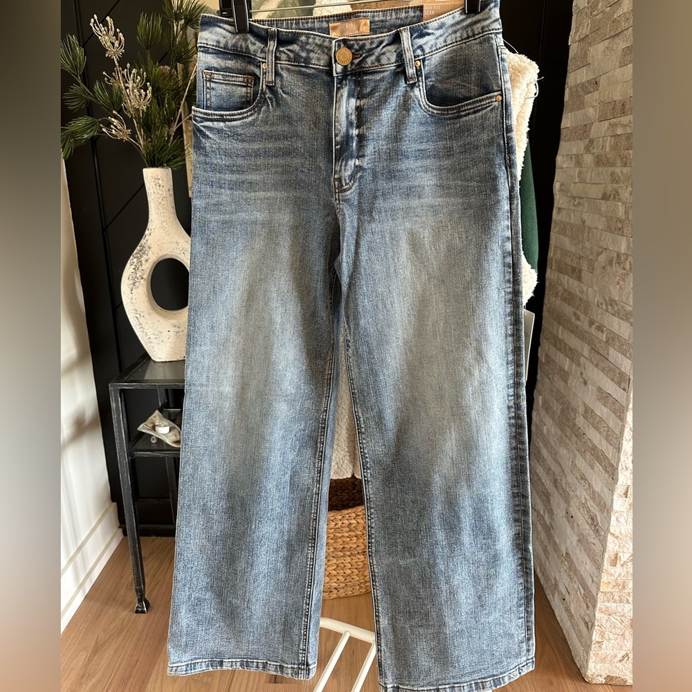 Kut from the Kloth Women's High Rise Wide Leg Jeans